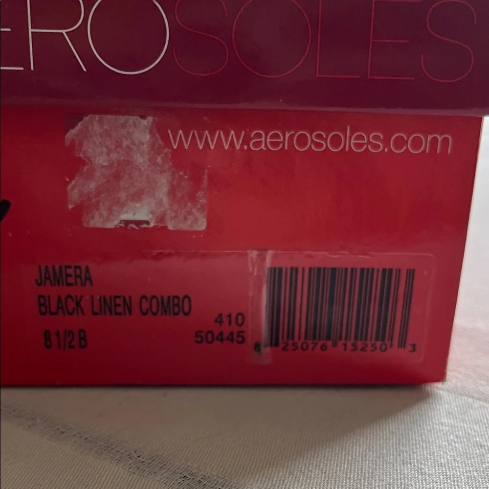 AEROSOLES Black and Tan Bow Loafers - Picture 2 of 6